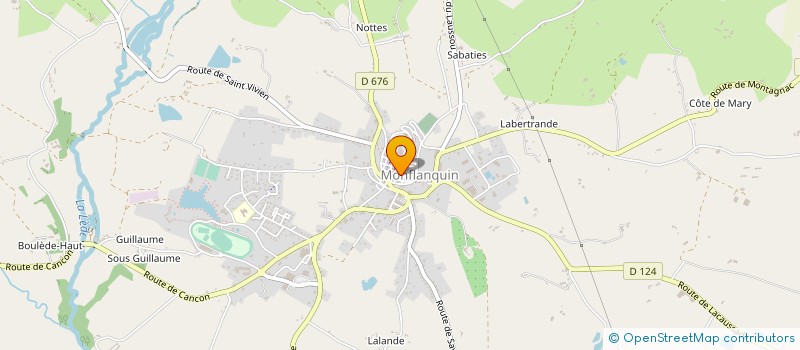localisation de l'entreprise SCI SAINTE MARIE  MONFLANQUIN