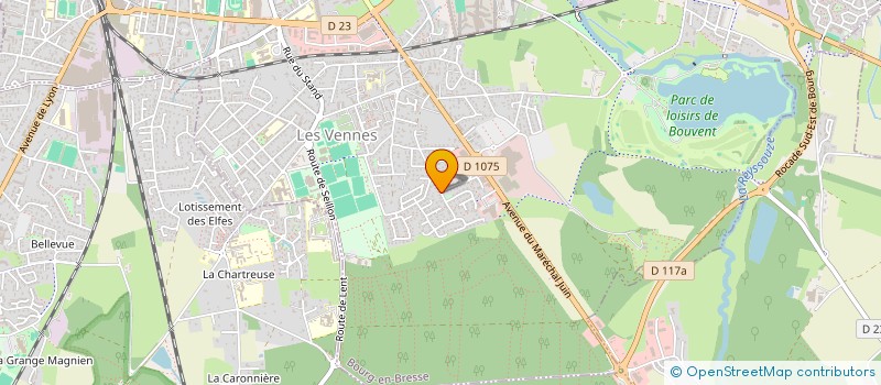 localisation de l'entreprise SCI SAINTE-MARIE  BOURG-EN-BRESSE