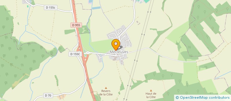 localisation de l'entreprise SCI SAINTE MARIE JOS  MECLEUVES