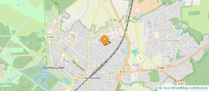 localisation de l'entreprise SCI SAINTE MARIE LEGENDRE  RAMBOUILLET