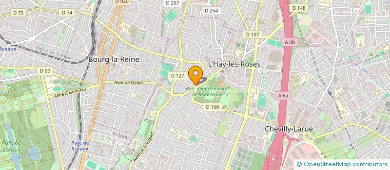 localisation de l'entreprise SCI SAINTE MARINA  L'HAY-LES-ROSES