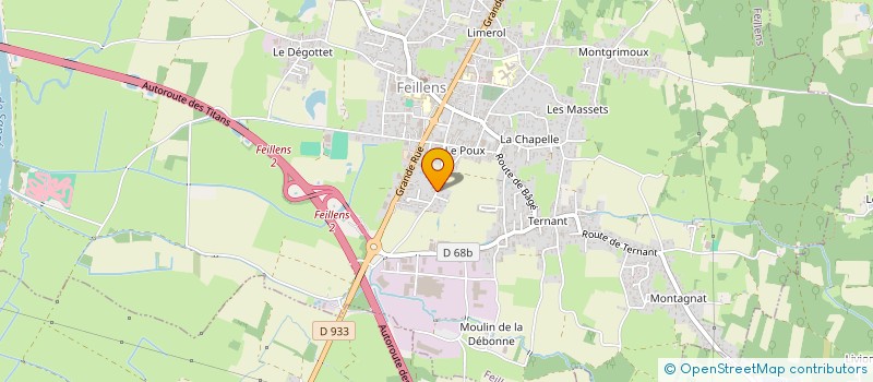 localisation de l'entreprise SCI SAINTE MARTHE  FEILLENS