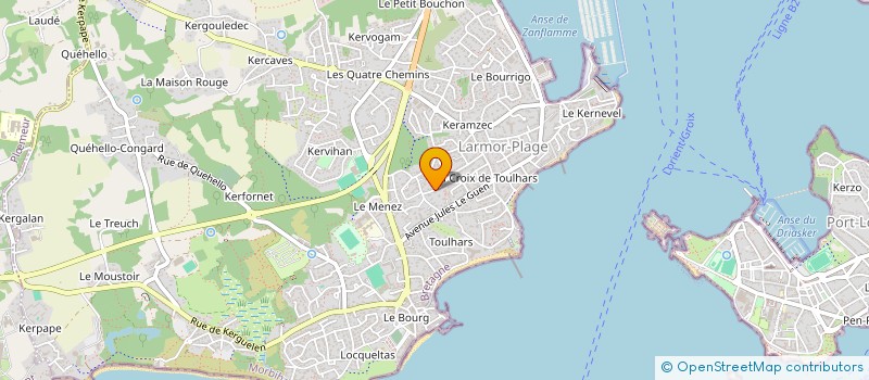 localisation de l'entreprise SCI SAINTE MARTHE  LARMOR-PLAGE