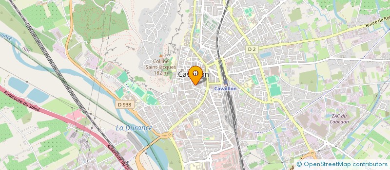 localisation de l'entreprise SCI SAINTE MONIQUE  CAVAILLON