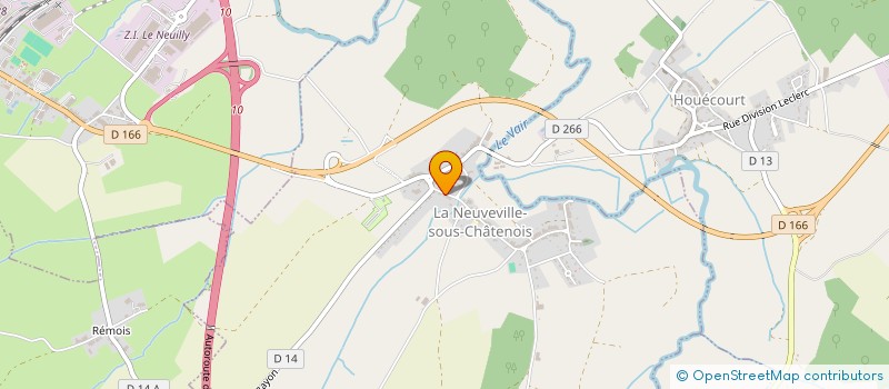 localisation de l'entreprise SCI SAINTE ODILE  LA NEUVEVILLE-SOUS-CHATENOIS