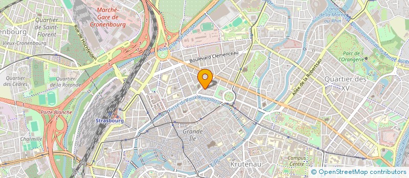 localisation de l'entreprise SCI SAINTE ODILE  STRASBOURG