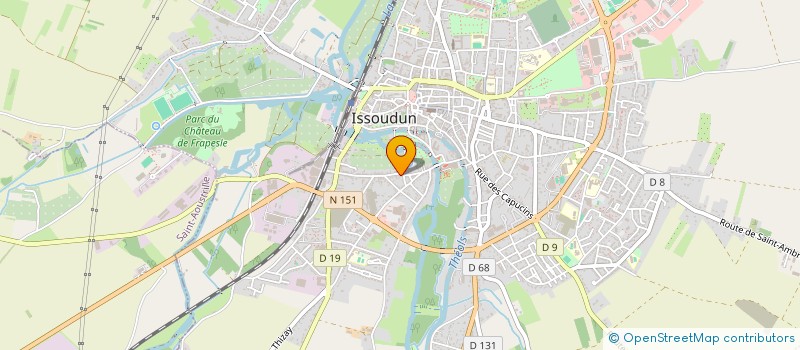 localisation de l'entreprise SCI SAINTE PATERNE à ISSOUDUN