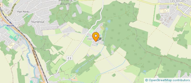 localisation de l'entreprise SCI SAINTE PHILOMENE  HERBEVILLE