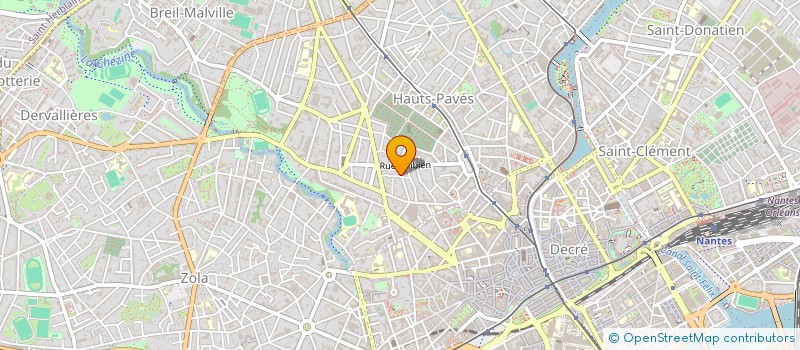 localisation de l'entreprise SCI SAINTE-REINE à NANTES