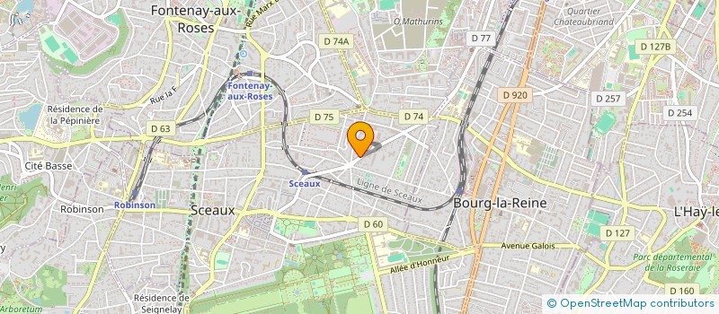localisation de l'entreprise SCI SAINTE RITA à SCEAUX