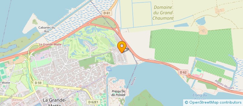 localisation de l'entreprise SCI SAINTE ROSE  LA GRANDE-MOTTE