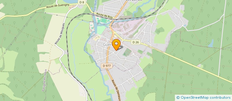 localisation de l'entreprise SCI SAINTE-ROSE à GUERIGNY