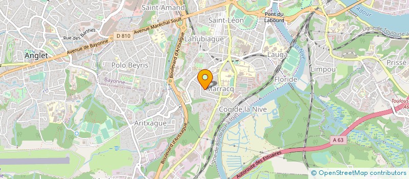 localisation de l'entreprise SCI SAINTE SOPHIE à BAYONNE