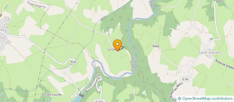 localisation de l'entreprise SCI SAINTE THERENCE  LIGNEROLLES