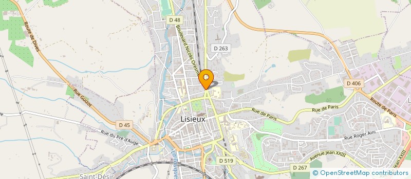 localisation de l'entreprise SCI SAINTE THERESE à LISIEUX