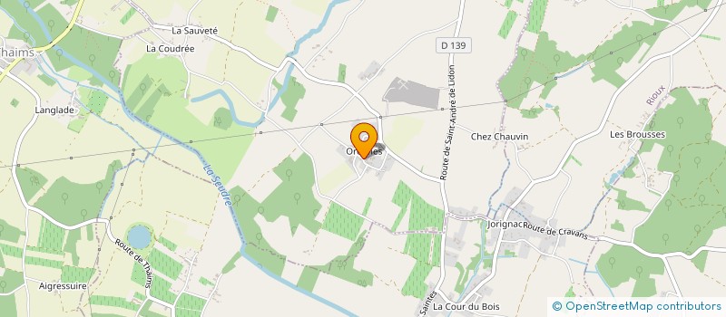 localisation de l'entreprise SCI SAINTE THERESE  MONTPELLIER-DE-MEDILLAN