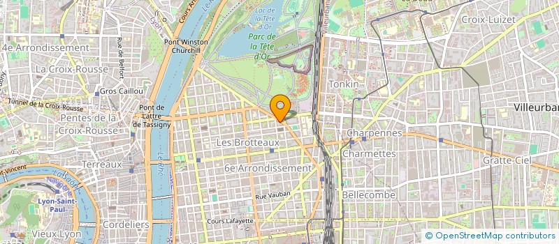 localisation de l'entreprise SCI SAINTE THERESE  LYON