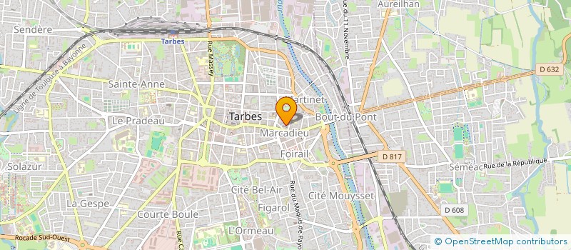 localisation de l'entreprise SCI SAINTE THERESE  TARBES