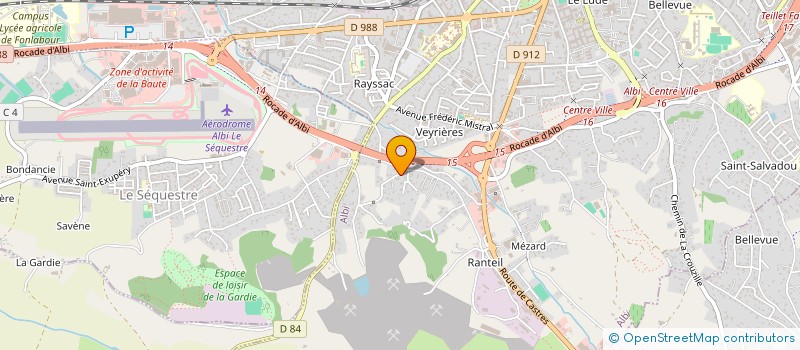 localisation de l'entreprise SCI SAINTE TULLE à ALBI