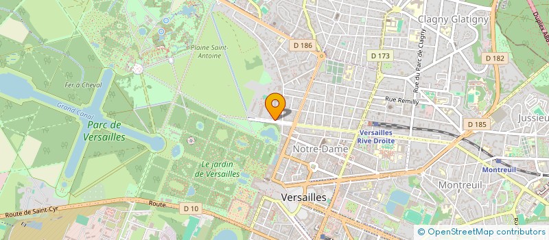 localisation de l'entreprise SCI SAINTE VERTU à VERSAILLES