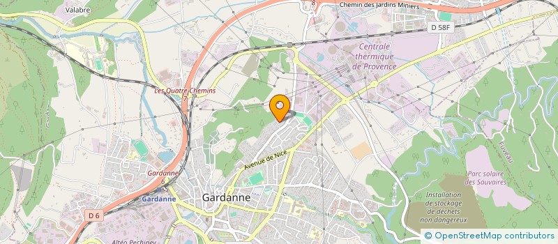 localisation de l'entreprise SCI SAINTE VICTOIRE à GARDANNE