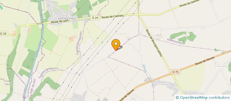 localisation de l'entreprise SCI SAINTE VICTOIRE  CHAMAGNIEU
