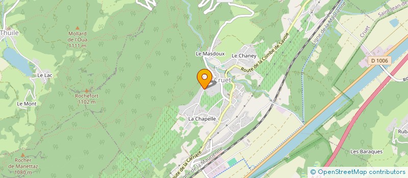 localisation de l'entreprise SCI SAINTE VICTOIRE  CRUET