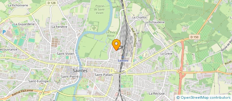 localisation de l'entreprise SCI SAINTES JAURES  SAINTES