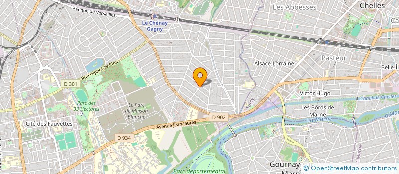 localisation de l'entreprise SCI SAINTHIGA à GAGNY