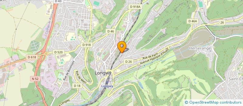 localisation de l'entreprise SCI SAINTIGNON B à LONGWY