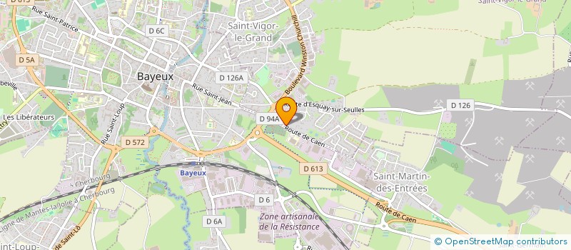 localisation de l'entreprise SCI SAINTLOMURS  SAINT-VIGOR-LE-GRAND