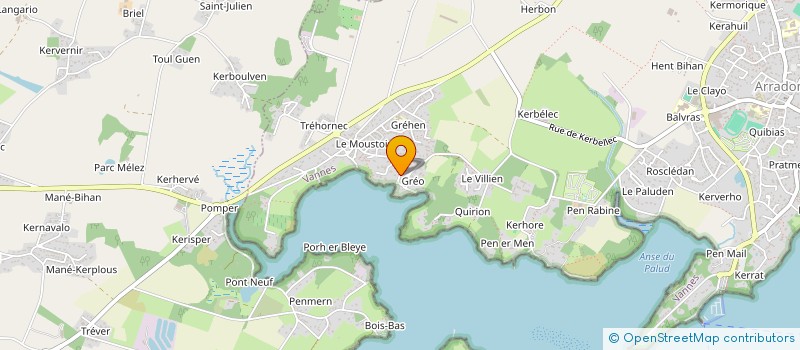 localisation de l'entreprise SCI SAINTMARTIN  ARRADON