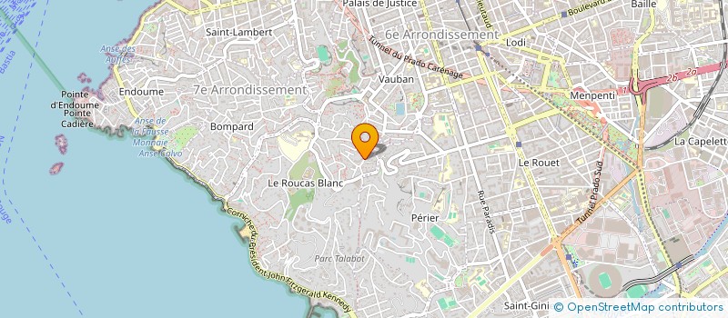 localisation de l'entreprise SCI SAINTON  MARSEILLE