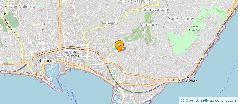 localisation de l'entreprise SCI SAINTONGE à CANNES
