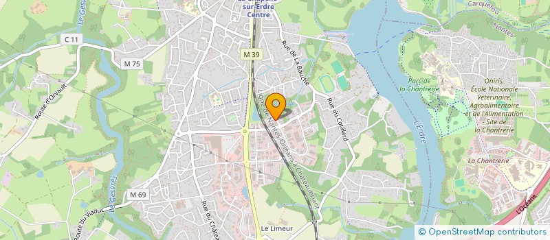 localisation de l'entreprise SCI SAINTONGE  LA CHAPELLE-SUR-ERDRE