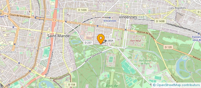 localisation de l'entreprise SCI SAINTONGE à VINCENNES