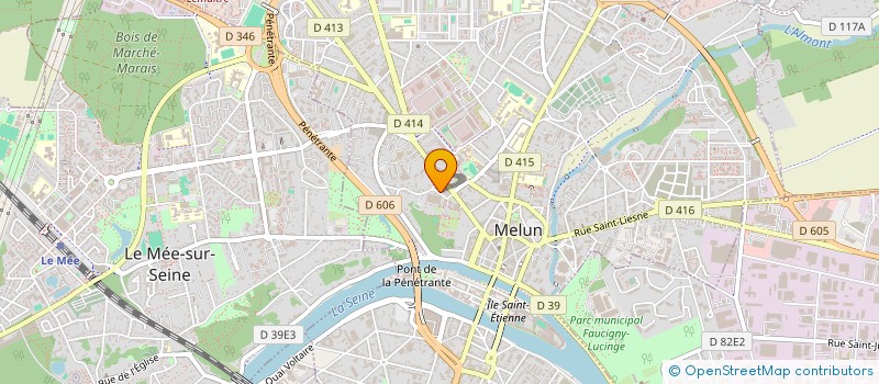 localisation de l'entreprise SCI SAINTS PERES 77 à MELUN