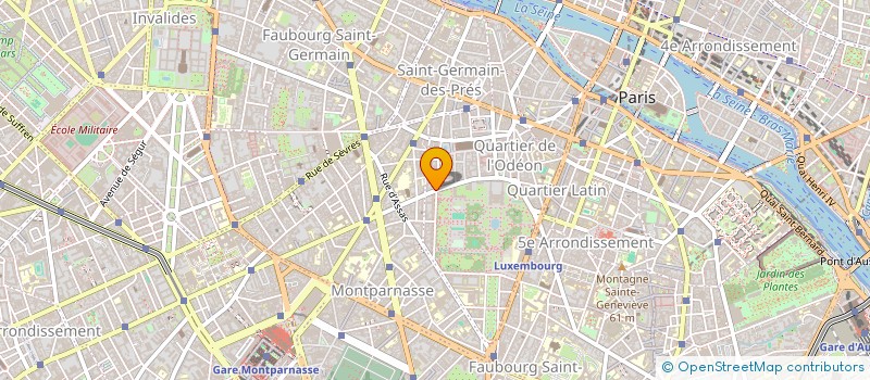 localisation de l'entreprise SCI SAINTS-PERES / SAMADHI  PARIS