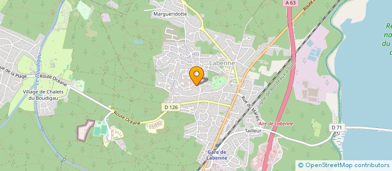 localisation de l'entreprise SCI SAINVRONGE à LABENNE