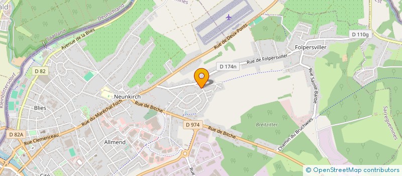 localisation de l'entreprise SCI SAISA à SARREGUEMINES