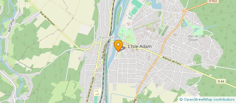 localisation de l'entreprise SCI SAISON 2 à L'ISLE-ADAM