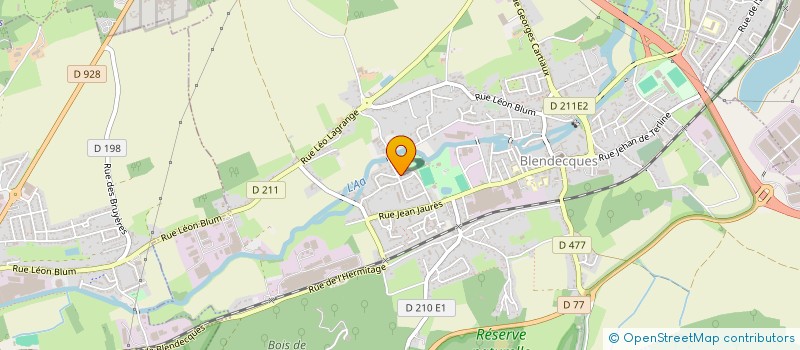 localisation de l'entreprise SCI SAISON- PORTMANN  BLENDECQUES