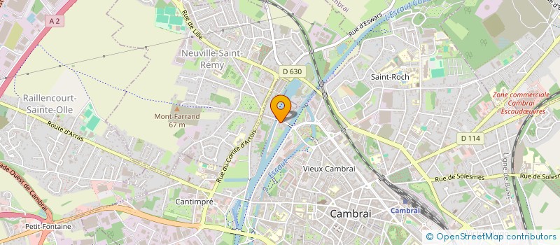 localisation de l'entreprise SCI SAITANOU  CAMBRAI