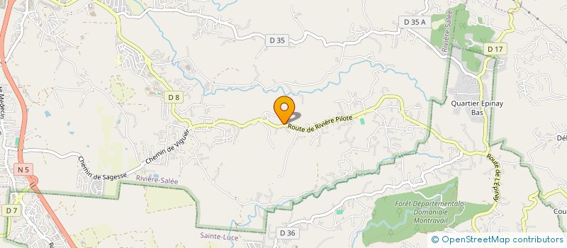 localisation de l'entreprise SCI SAITH'FAMILY  RIVIERE-SALEE