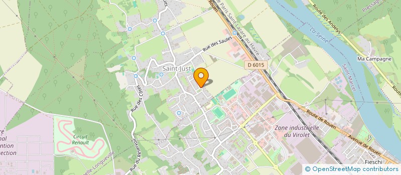 localisation de l'entreprise SCI SAJ  LA CHAPELLE-LONGUEVILLE