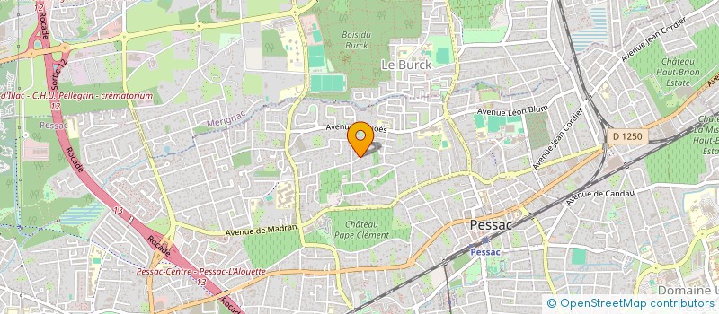 localisation de l'entreprise SCI SAJA à PESSAC
