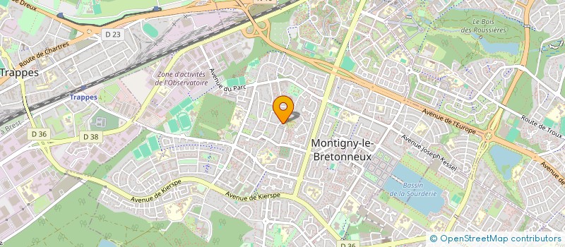 localisation de l'entreprise SCI SAJAN  MONTIGNY-LE-BRETONNEUX