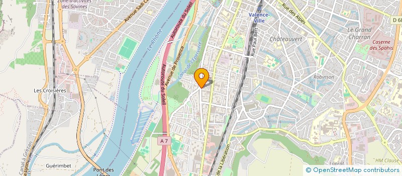 localisation de l'entreprise SCI SAJE à VALENCE