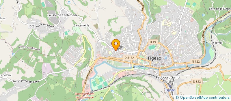 localisation de l'entreprise SCI SAJH  CAMBURAT