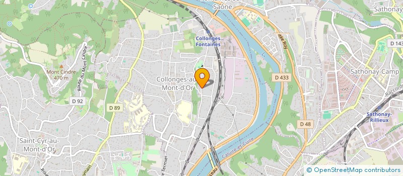 localisation de l'entreprise SCI SAJID  COLLONGES-AU-MONT-D'OR